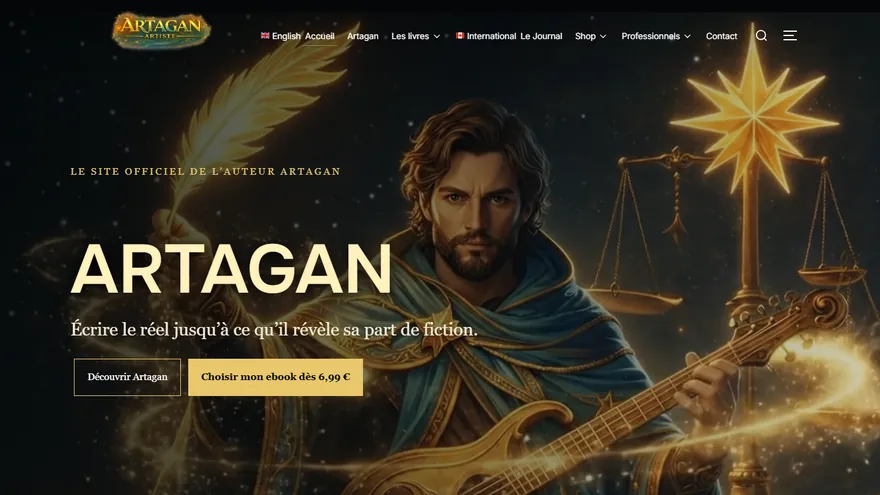artagan.fr home page